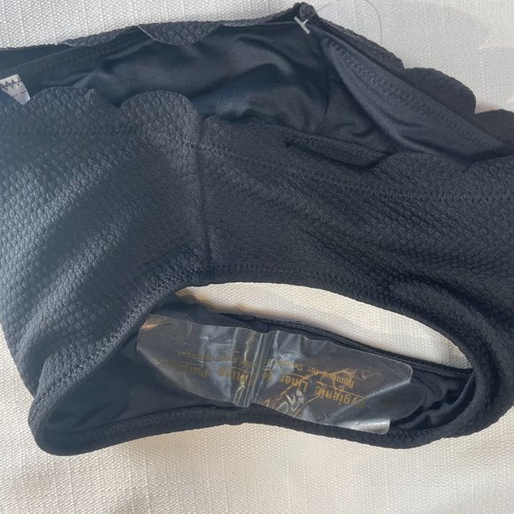 Old Navy Black Bikini Bottom Scallop Edge Large - Picture 6 of 10